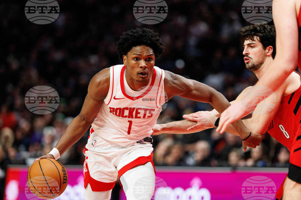 Rockets Trail Blazers Basketball