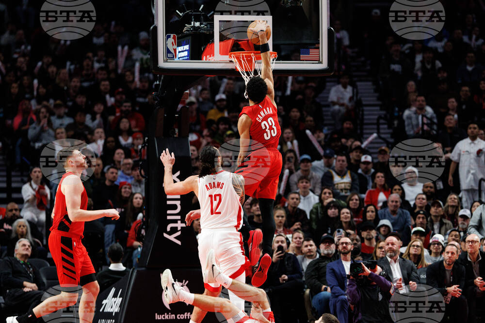 Rockets Trail Blazers Basketball