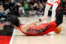 Rockets Trail Blazers Basketball
