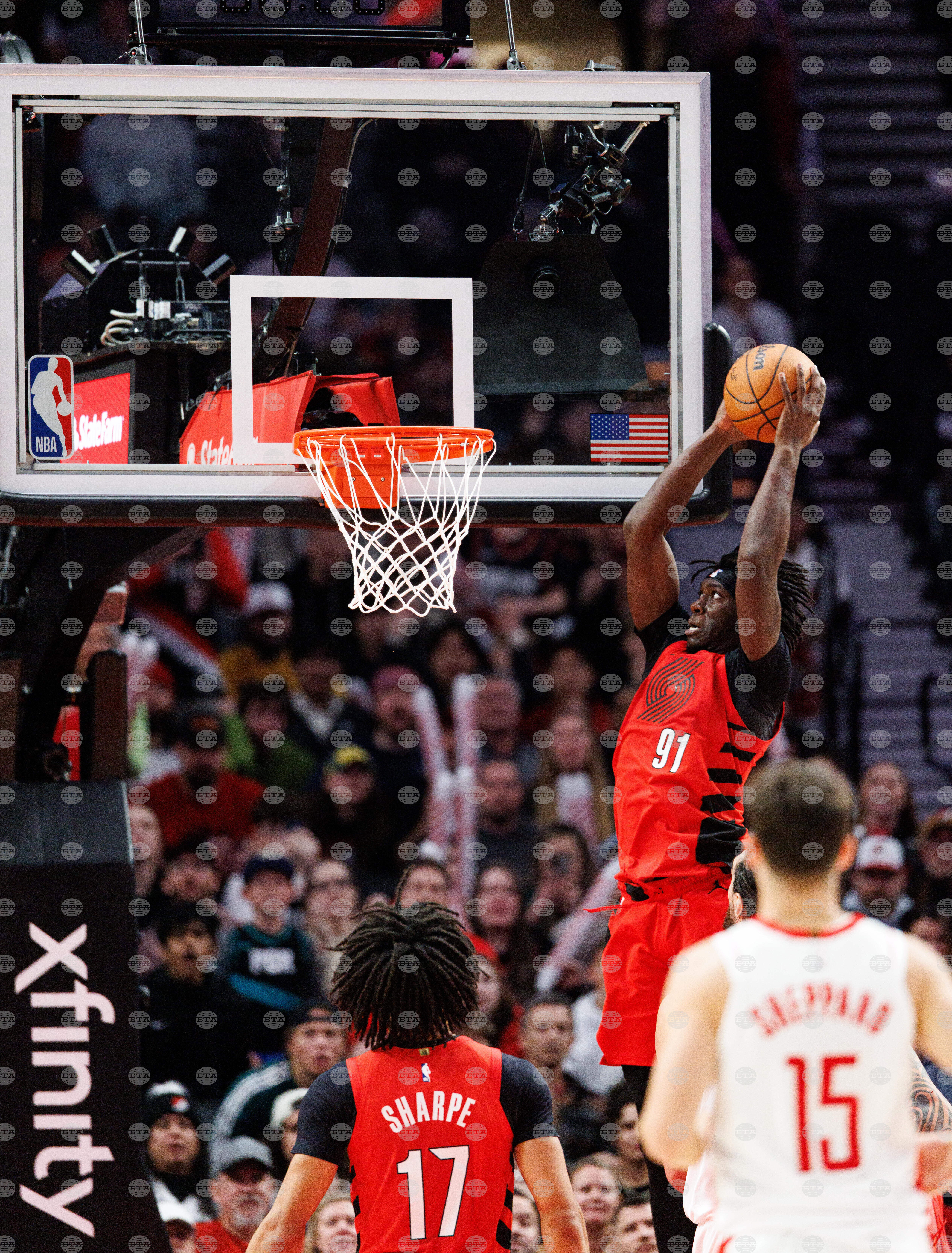 Rockets Trail Blazers Basketball