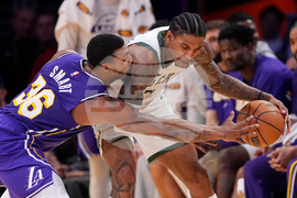 Bucks Lakers Basketball