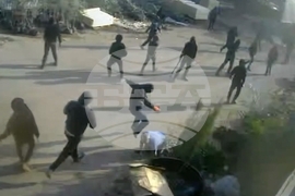 CORRECTION Mideast Wars West Bank Settlers Attack