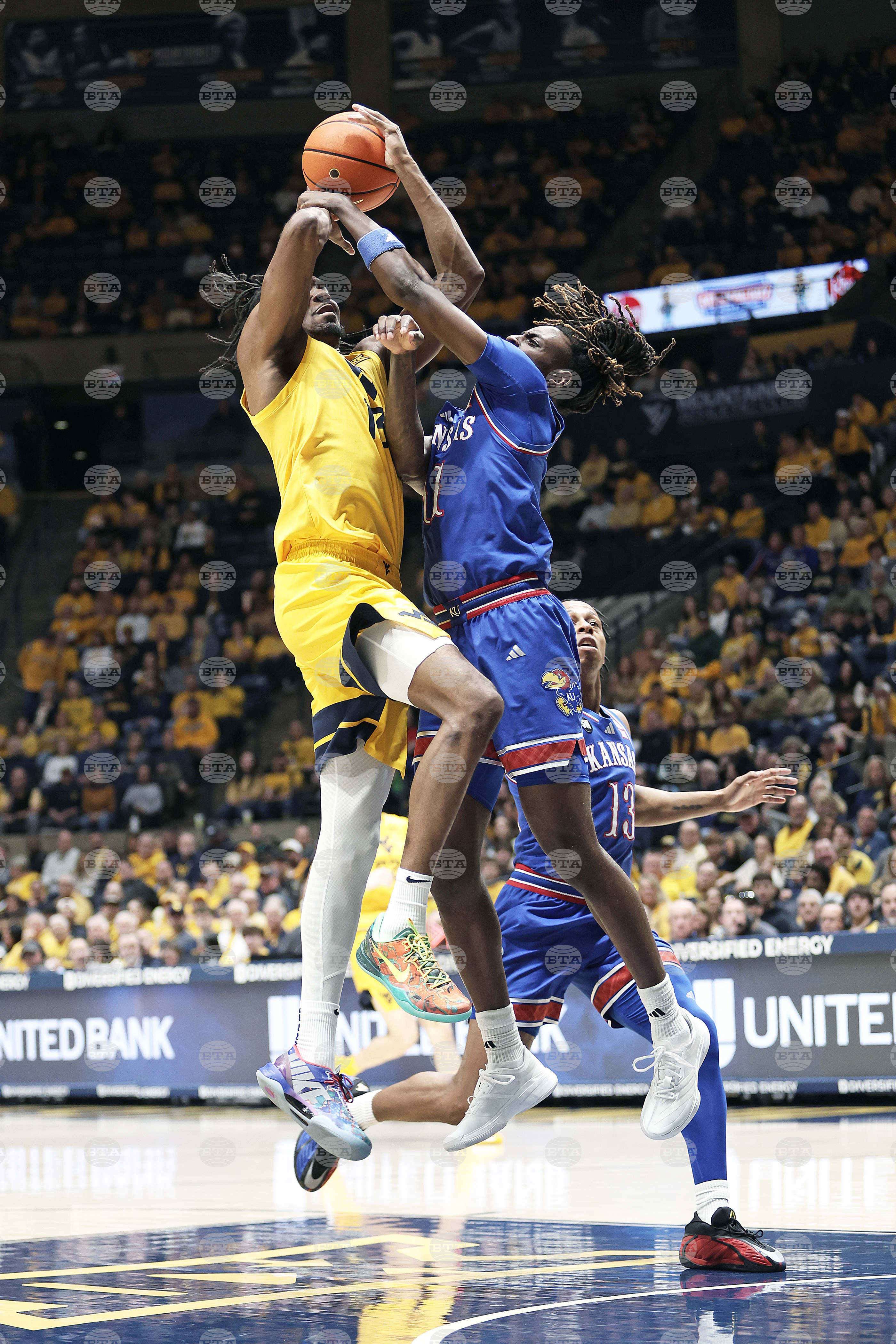 Kansas West Virginia Basketball