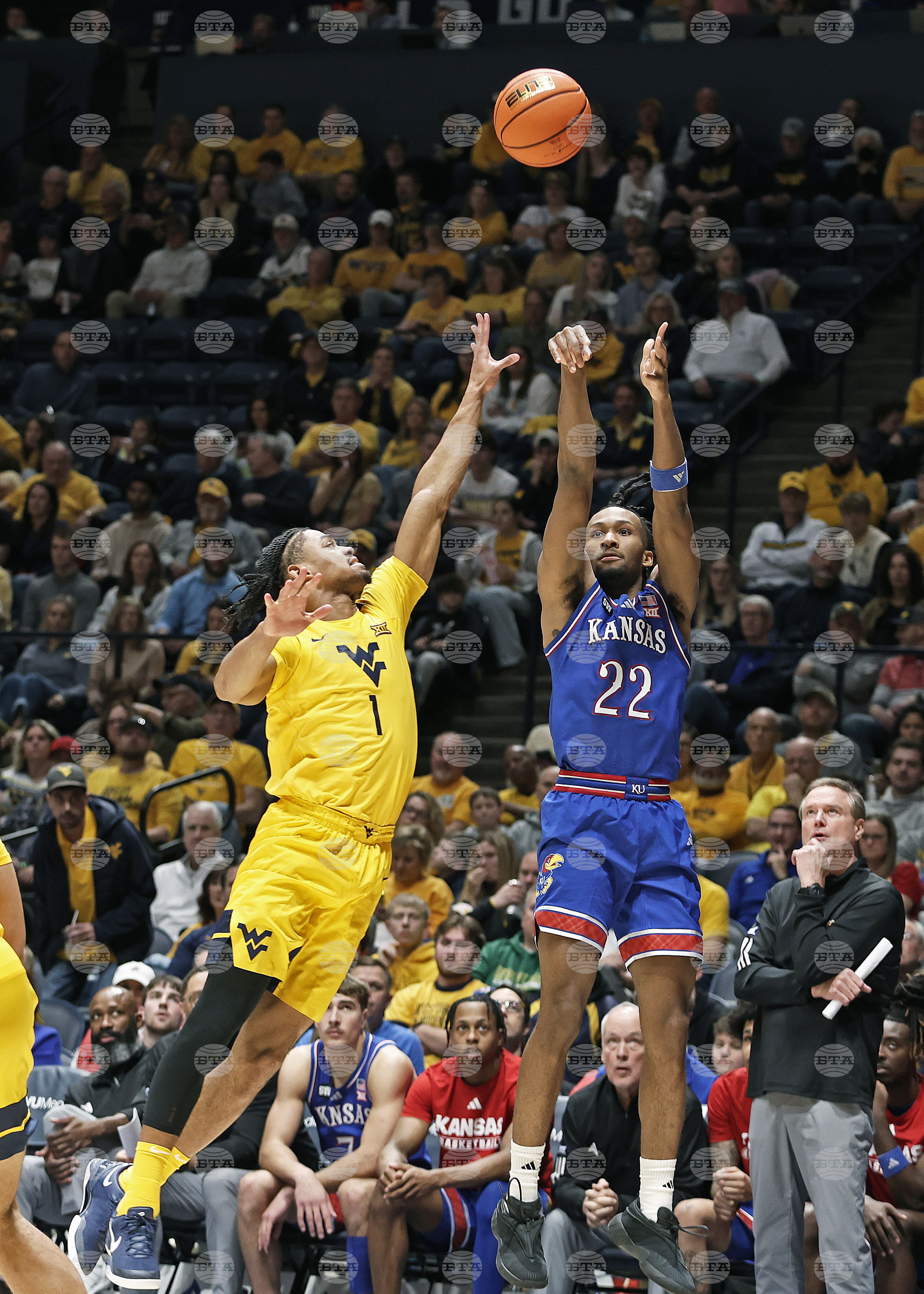 Kansas West Virginia Basketball