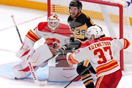 Flames Penguins Hockey