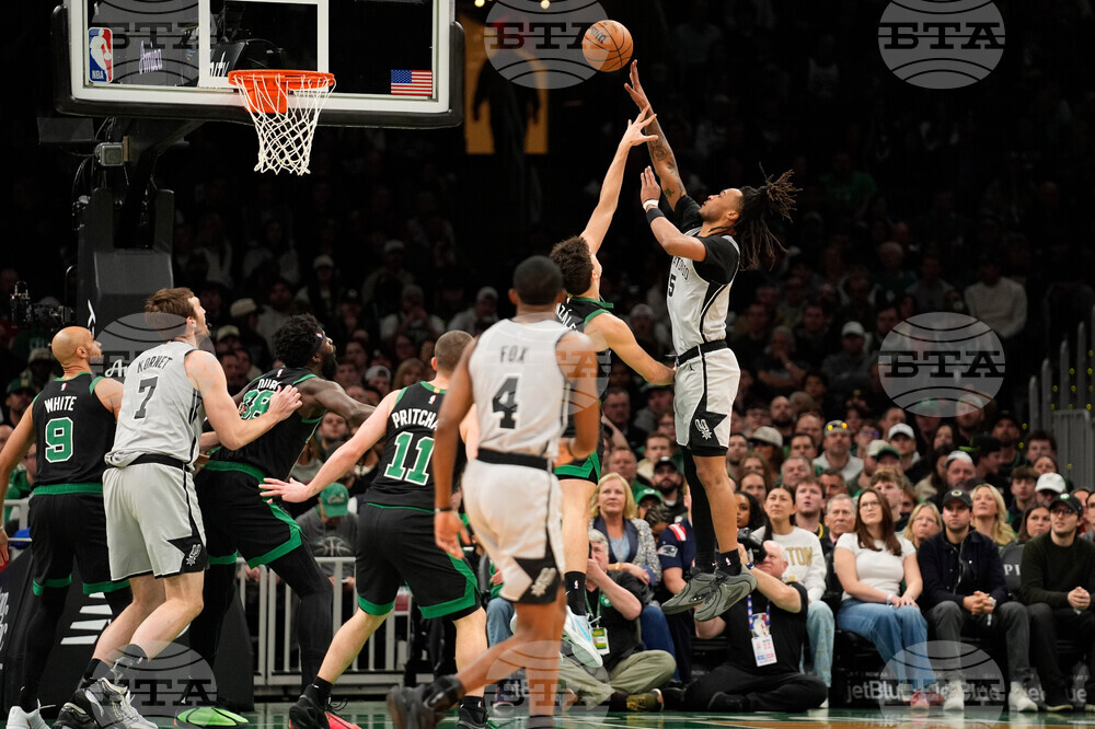 Spurs Celtics Basketball