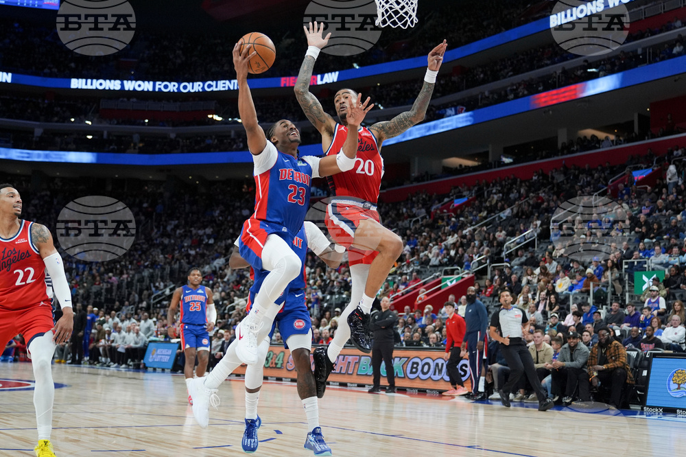 Los Angeles Clippers Pistons Basketball