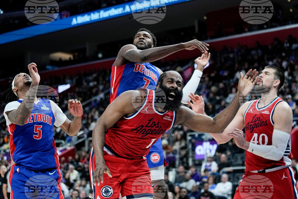 Clippers Pistons Basketball