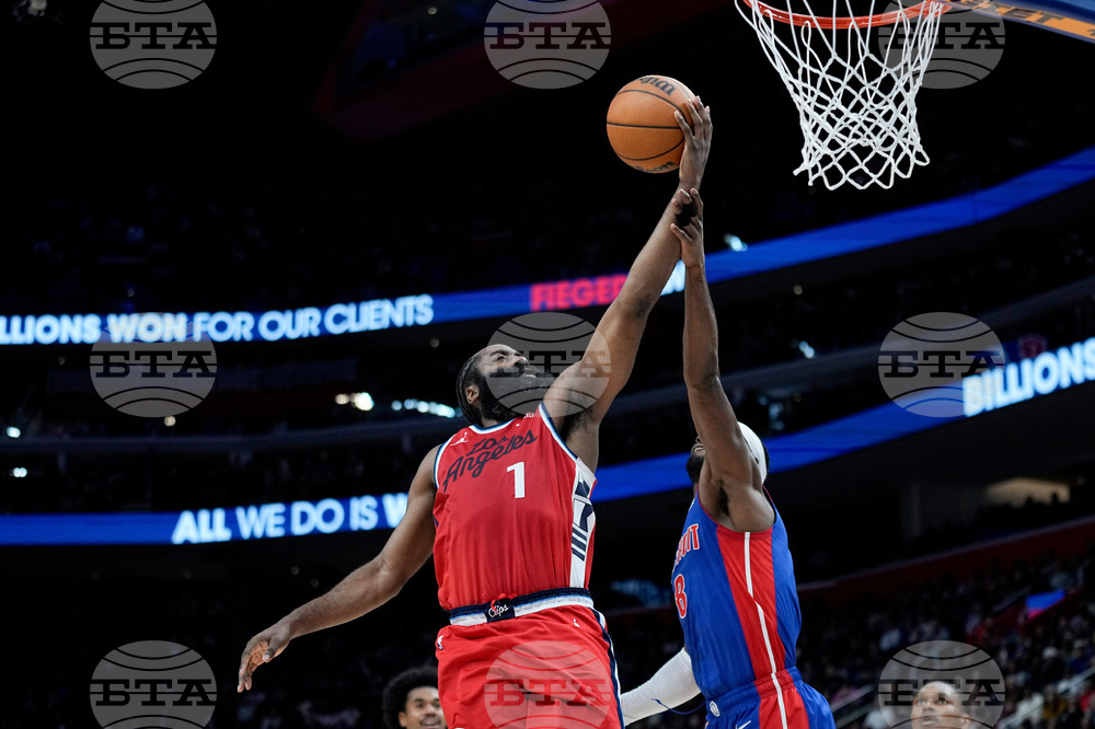 Clippers Pistons Basketball
