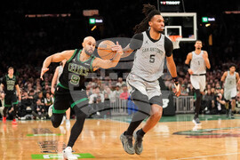 Spurs Celtics Basketball