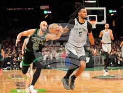 Spurs Celtics Basketball