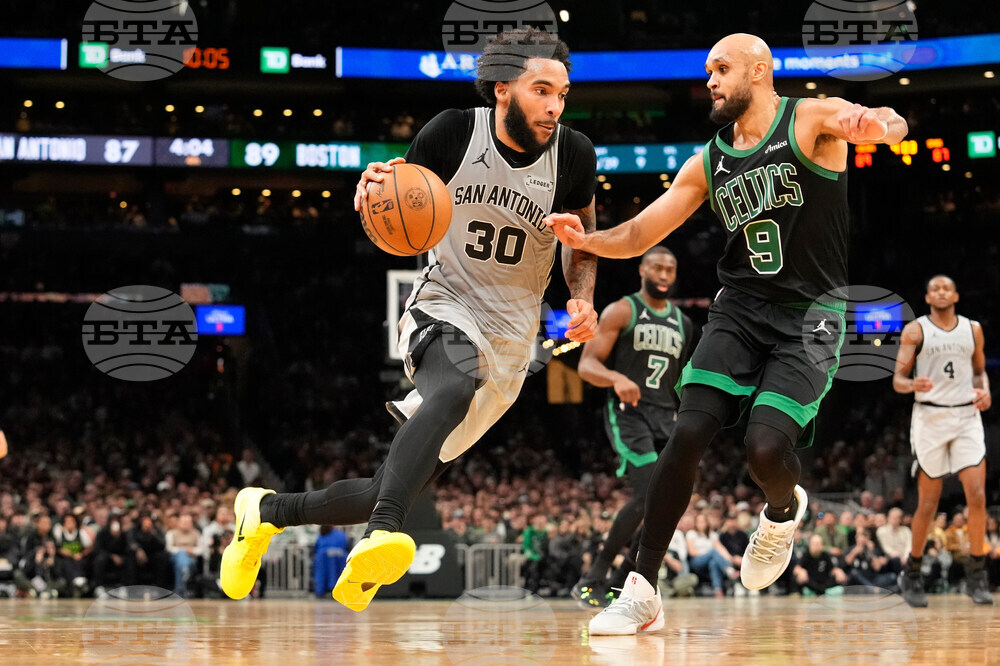 Spurs Celtics Basketball