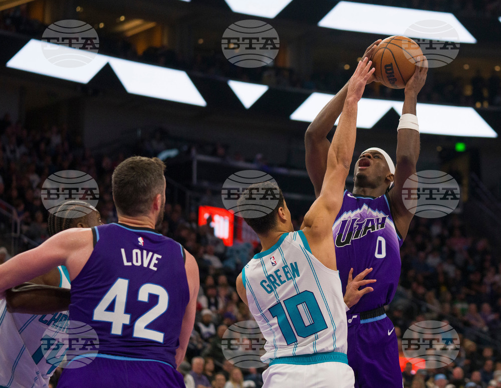 Hornets Jazz Basketball