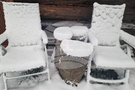 Разград - зима - обстановка