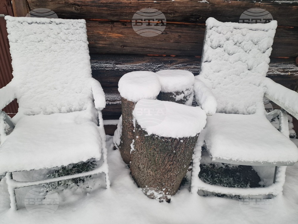 Разград - зима - обстановка