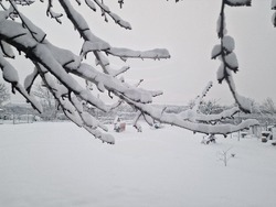 Разград - зима - обстановка