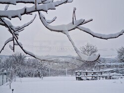 Разград - зима - обстановка