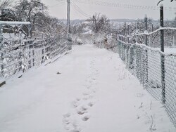 Разград - зима - обстановка