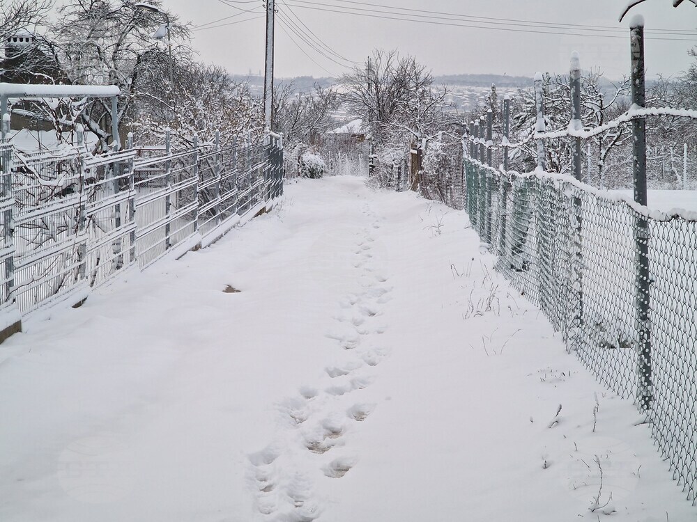 Разград - зима - обстановка