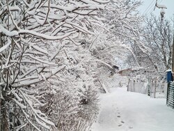 Разград - зима - обстановка