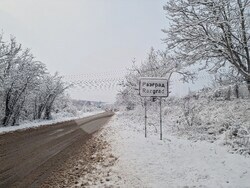 Разград - зима - обстановка