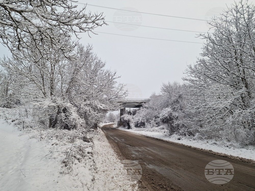 Разград - зима - обстановка