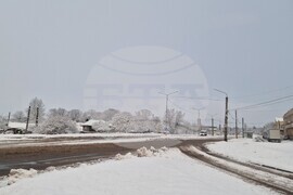 Разград - зима - обстановка