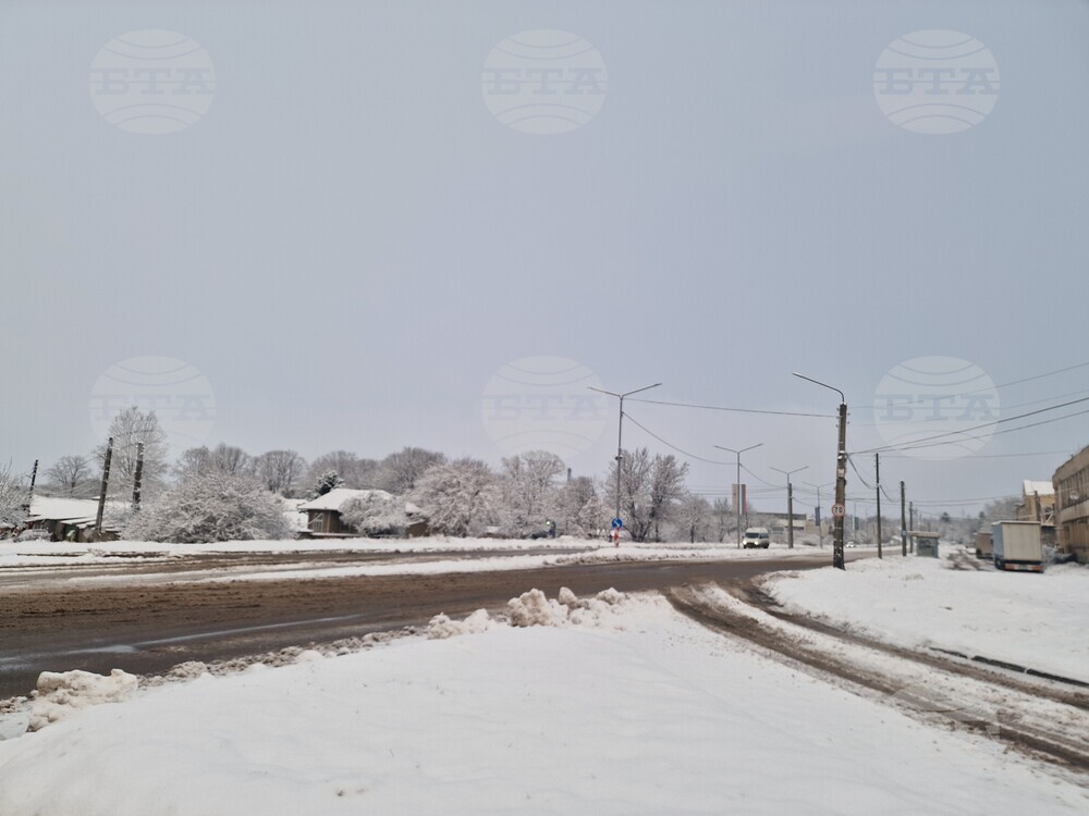 Разград - зима - обстановка