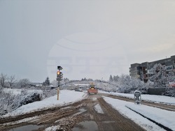 Разград - зима - обстановка