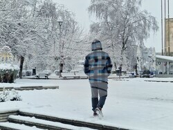 Разград - зима - обстановка