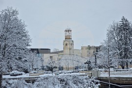 Разград - зима - обстановка