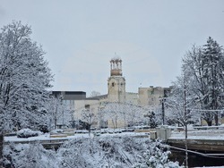 Разград - зима - обстановка