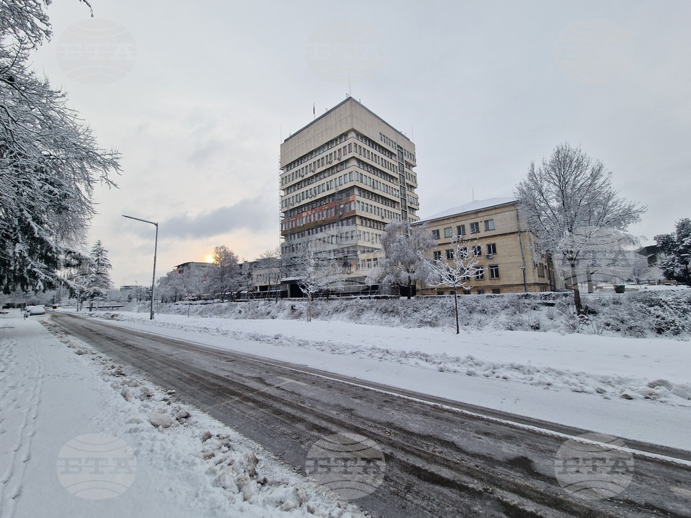 Разград - зима - обстановка