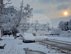 Разград - зима - обстановка