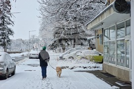 Разград - зима - обстановка