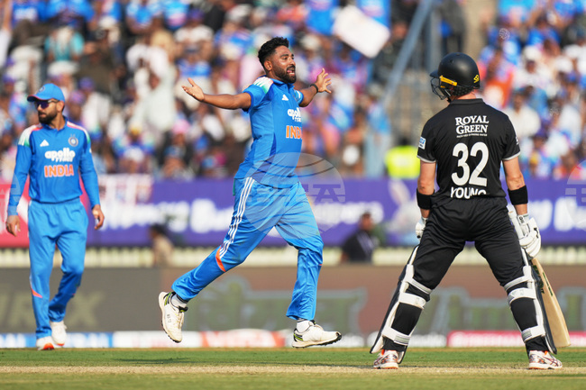 APTOPIX India New Zealand Cricket
