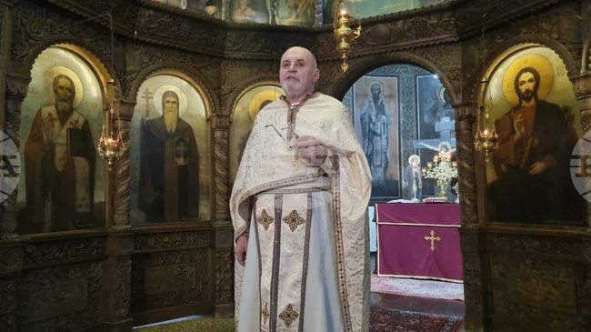 Търговище - неделна служба - отец Димитър Захариев