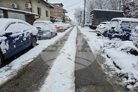 Плевен - зима - пътна обстановка