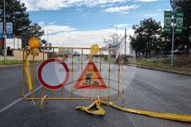 Ямбол - пътен ремонт - протест
