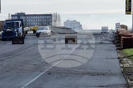 Ямбол - пътен ремонт - протест