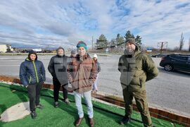 Ямбол - пътен ремонт - протест