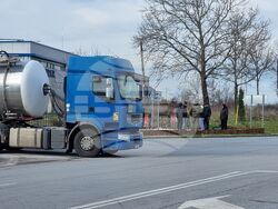 Ямбол - пътен ремонт - протест