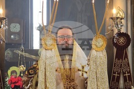 Село Сланотрън - храм „Успение Богородично“ - литургия