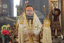 Село Сланотрън - храм „Успение Богородично“ - литургия