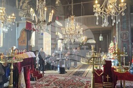 Село Сланотрън - храм „Успение Богородично“ - литургия