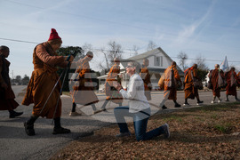 Buddhist Monks Peace Walk
