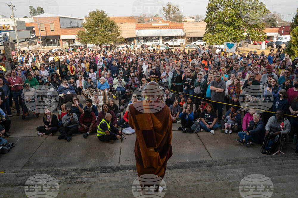 Buddhist Monks Peace Walk