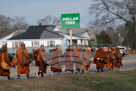 Buddhist Monks Peace Walk