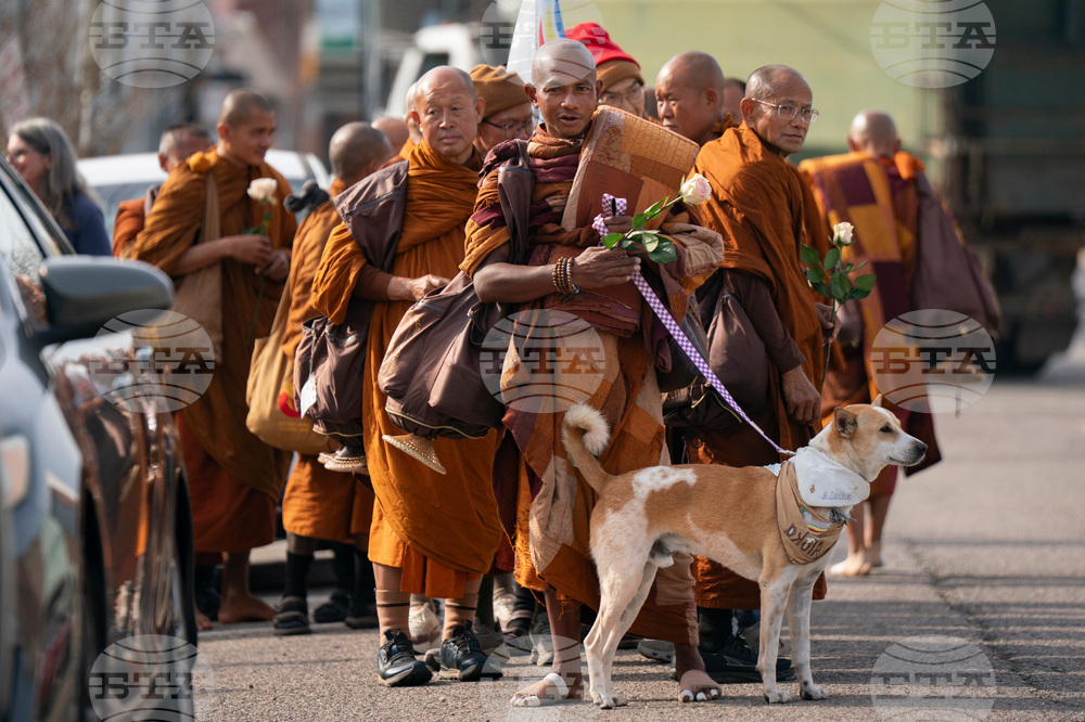 Buddhist Monks Peace Walk