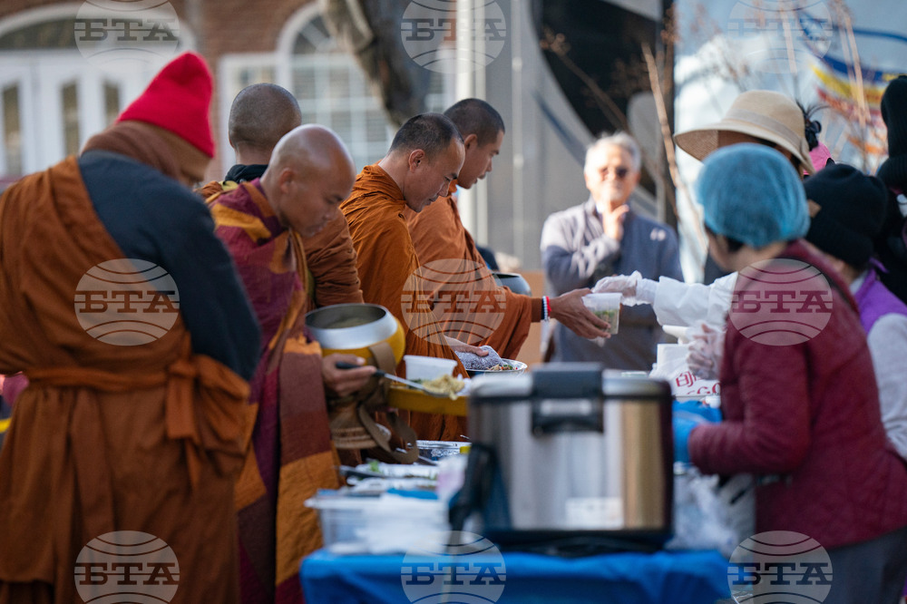 Buddhist Monks Peace Walk